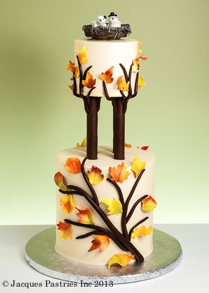 fall wedding cake gallery